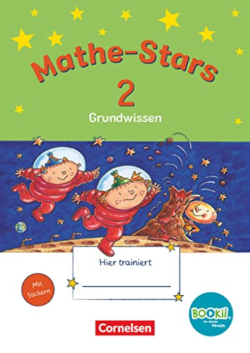 Mathe-Stars - Grundwissen - BOOKii-Ausgabe - 2. Schuljahr: Übungsheft - Mit Lösungen von Oldenbourg Schulbuchverlag